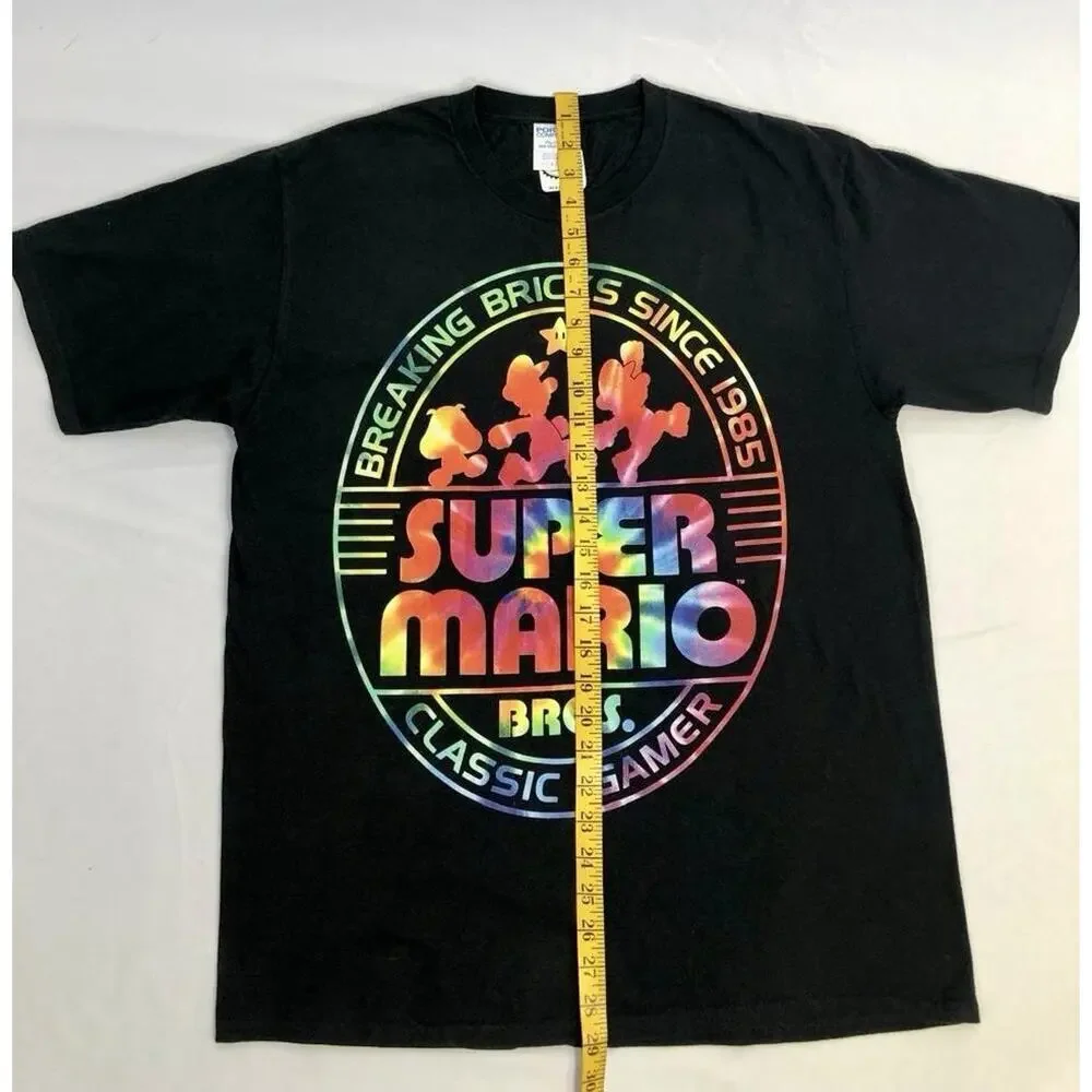 Vintage Men’s‎ Nintendo Mario Luigi T-shirt Size L Black
